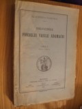 PUBLICATIUNILE FONDULUI VASILE ADAMACHI Tomul V 1910-1913 - SOCEC, 1913, 473 p.