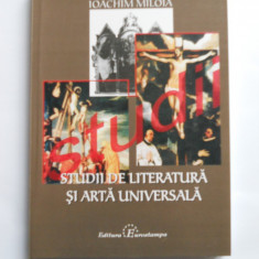 CARTE BANAT-IOACHIM MILOIA-STUDII DE LITERATURA SI ARTA,TIMISOARA, 2010