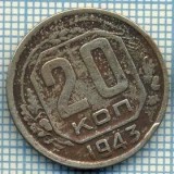 4410 MONEDA - RUSIA (URSS) - 20 KOPEKS - ANUL 1943 -starea care se vede