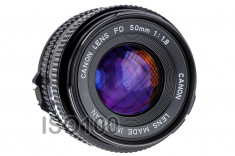 Canon FD 50mm f/1.8 sn 7951159 pentru mirrorless-uri Sony Fuji Olympus sau Panasonic foto