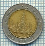 4365 MONEDA - TAILANDA - 10 BAHT - ANUL UNDEVA INTRE 1988-1996 ? -BIMETAL -starea care se vede