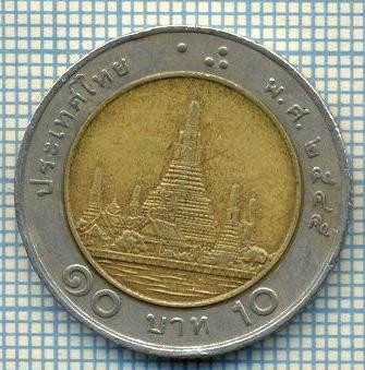 4365 MONEDA - TAILANDA - 10 BAHT - ANUL UNDEVA INTRE 1988-1996 ? -BIMETAL -starea care se vede foto