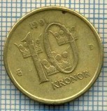 4380 MONEDA - SUEDIA - 10 KRONOR - ANUL 1991 -MEDAL -starea care se vede