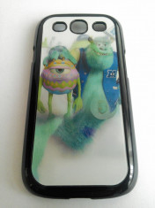 Husa Samsung Galaxy S3 Monsters Inc 3D + Folie de protectie Cadou foto