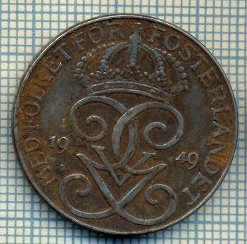 4390 MONEDA - SUEDIA - 5 ORE - ANUL 1949 -starea care se vede foto