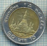 4368 MONEDA - TAILANDA - 10 BAHT - ANUL UNDEVA INTRE 1988-1996 ? -BIMETAL -starea care se vede