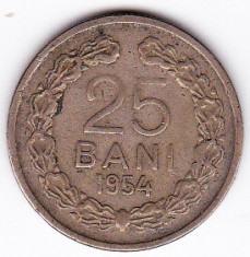 25 bani 1954 foto