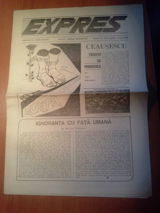 ziarul expres 27 aprilie -3 mai 1990