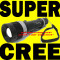SUPER Lanterna 5000W cu LED CREE Q5 + 3 Faze + Incarcator Retea / Auto + Acumulator 18650 4200mah + Zoom - police