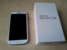 Samsung Galaxy S3 alb liber retea cutie accesorii originale foto