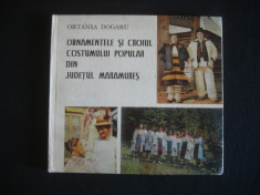 ORTANSA DOGARU - ORNAMENTELE SI CROIUL COSTUMULUI POPULAR DIN JUDETUL MARAMURES {1984, contine numeroase imagini} foto