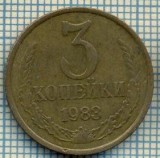 4462 MONEDA - RUSIA(U.R.S.S.) - 3 KOPEKS - ANUL 1988 -starea care se vede