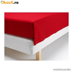 IKEA - DVALA cearceaf 150x260cm rosu 100% bumbac + MULTE ALTE OBIECTE IKEA ORIGINALE + GARANTEZ CEL MAI BUN PRET DE PE OKAZII !! foto