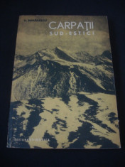 V. MIHAILESCU - CARPATII SUD ESTICI {1963, contine harti} foto