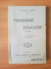 d2 William James - Psihologie si educatie foto