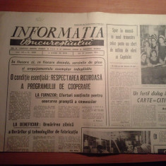 ziarul informatia bucurestiului 10 ianuarie 1974