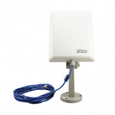 Adapter WIRELESS DE EXTERIOR / INTERIOR Signal King SK-8TN 150Mbps 20dbi Directional Antenna 5M CABLU USB foto