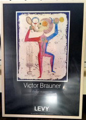 AFIS VICTOR BRAUNER EXPOZITIA LEVY foto