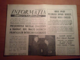 Informatia bucurestiului 30 martie 1974-ceausescu a inmanat inalte distinctii