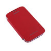 Husa rosie flip Samsung Galaxy Grand i9080 + folie protectie ecran, Rosu, Cu clapeta, Vinyl