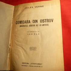 Jules Verne- Comoara din Ostrov ,vol.1si2 ,interbelica, colegate ,128+120 pag