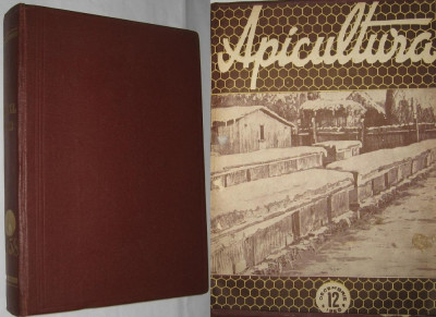 revista APICULTURA,9 numere pe anul 1958 (lipsesc nr.2,3,10) (stuparit,albinelor,stuparului,albinarit) 12 lei/revista foto