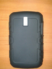 Husa BlackBerry neagra silicon foto