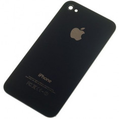 Carcasa capac spate capac baterie capac acumulator Apple iPhone 4 negru Noua Nou foto