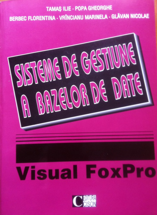 SISTEME DE GESTIUNE A BAZELOR DE DATE VISUAL FOX PRO - Tamas, Popa