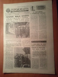 Ziarul informatia bucurestiului 24 aprilie 1980-ceausescu la intre. semanatoarea