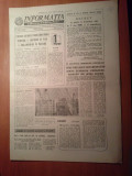 Ziarul informatia bucurestiului 18 aprilie 1980