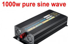 INVERTOR SINUSOIDALA PURA 1000 W 12 V .DOUA VETILATOARE ! foto