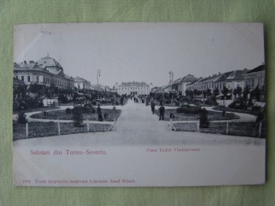 TURNU-SEVERIN - Piata Tudor Vladimirescu - 1904 foto