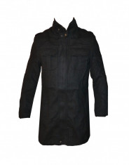 Palton tip Zara Man - De iarna gros - Negru - Cambrat - Model nou gros- Masuri: M, L, XL, XXL - editie 2014 foto