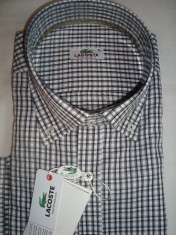 CAMASA/ CAMASI LACOSTE MODEL NOU SLIM FIT BUMBAC100% doar masura XL foto