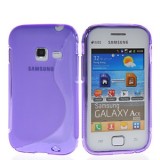 Husa Samsung Galaxy Ace Duos S6802 + stylus, Mov, Gel TPU