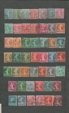 FRANTA - SEMANATOAREA, serie stampilata DEPARAIATA , LOT81