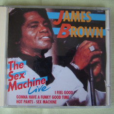 JAMES BROWN - The Sex Machine (Live) - C D Original ca NOU