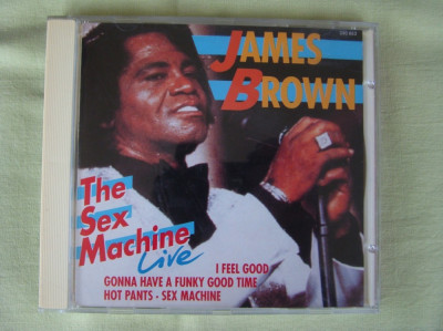 JAMES BROWN - The Sex Machine (Live) - C D Original ca NOU foto
