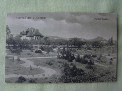 TURNU-SEVERIN - Parcul Rozelor - 1923 foto