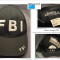 Sapca neagra logo FBI brodata in relief baseball cap Federal Bureau of Investigation