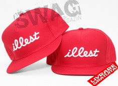 Sapca Snapback ILLEST Rosu / LICHIDARE STOC foto