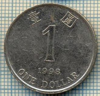 4559 MONEDA - HONG KONG - 1 DOLLAR - ANUL 1998 -starea care se vede