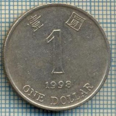 4557 MONEDA - HONG KONG - 1 DOLLAR - ANUL 1998 -starea care se vede