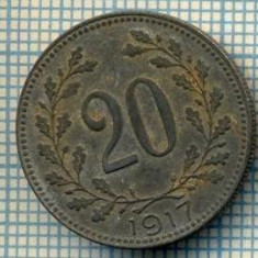 4528 MONEDA - AUSTRIA - 20 HELLER - ANUL 1917 -starea care se vede