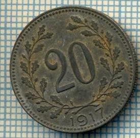 4528 MONEDA - AUSTRIA - 20 HELLER - ANUL 1917 -starea care se vede foto