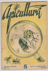 revista APICULTURA nr.5, 1950 (stuparit,albinelor,stuparului,albinarit) foto