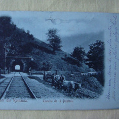 BUSTENI - Tunelul de la Busteni - 1900