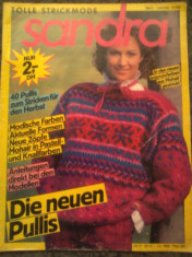 Revista tricotaje SANDRA sept 85 foto