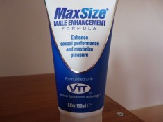 MaxSize Male Enhancement Cream - crema afrodisiaca pt marirea penisului si cresterea placerii sexuale foto